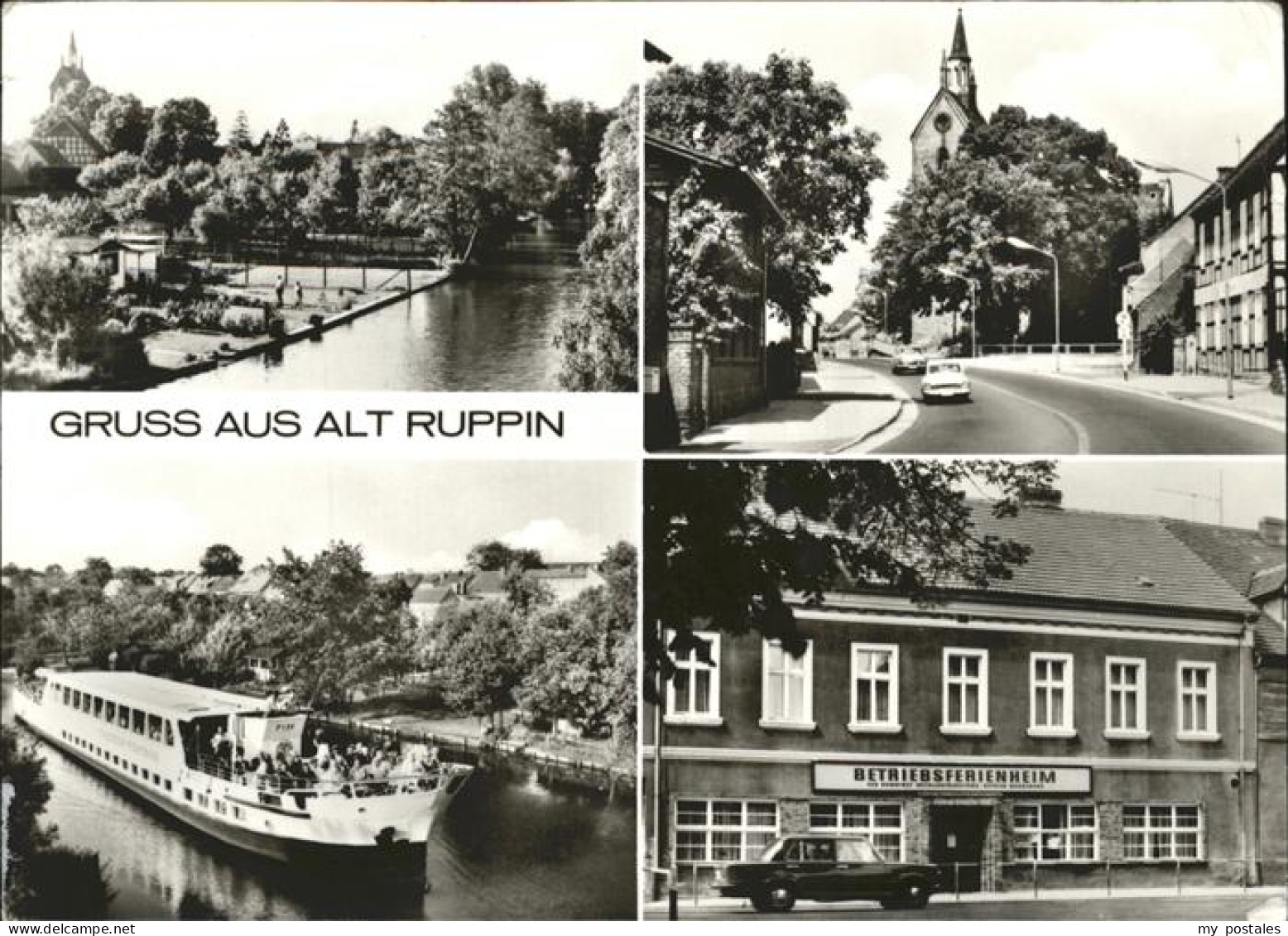 41264279 Altruppin Betriebsferienheim Fahrgastschiff Alt Ruppin - Neuruppin
