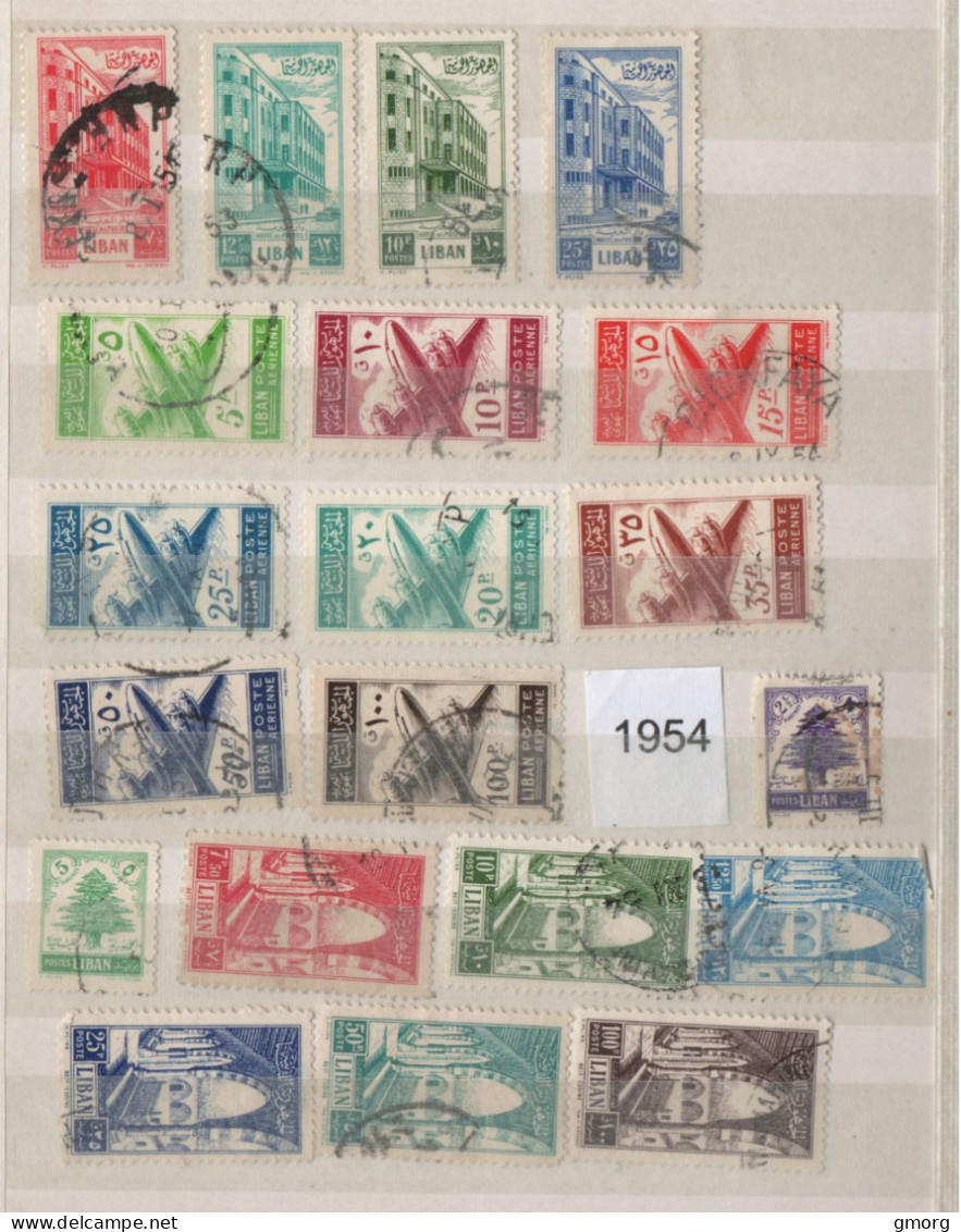 Lebanon 1950/1955 100 + Used Selection  (L6) - Liban