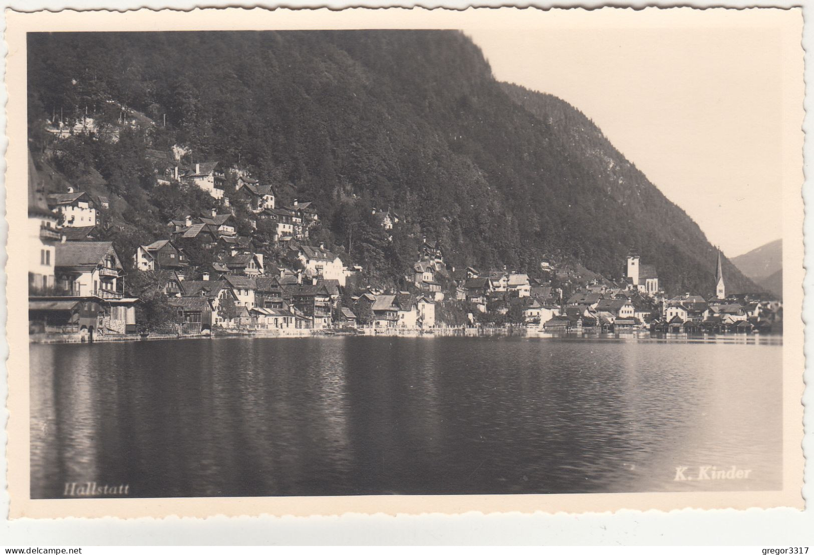 E3336) HALLSTATT - Salzkammergut - K. KINDER - Tolle Alte FOTO AK - Super DETAILS Alt ! - Hallstatt