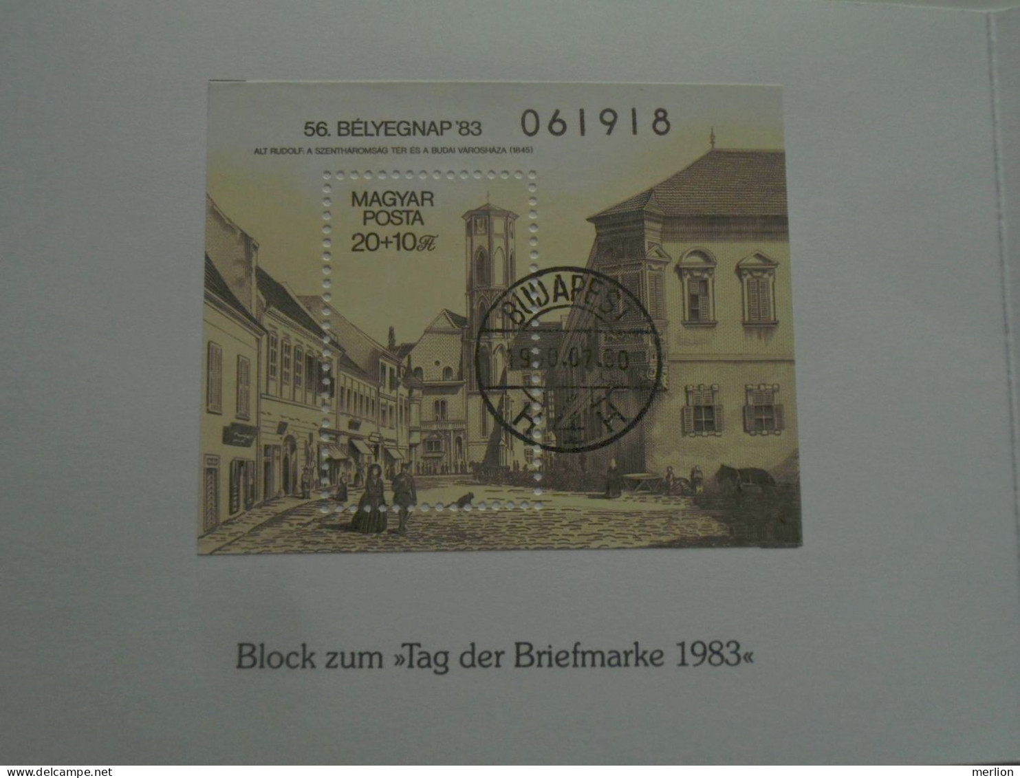 D200854   Hungary -Germany  1990   Mabéosz Cachet   Budapest  Rottweil Briefmarkensammlerverein - Storia Postale