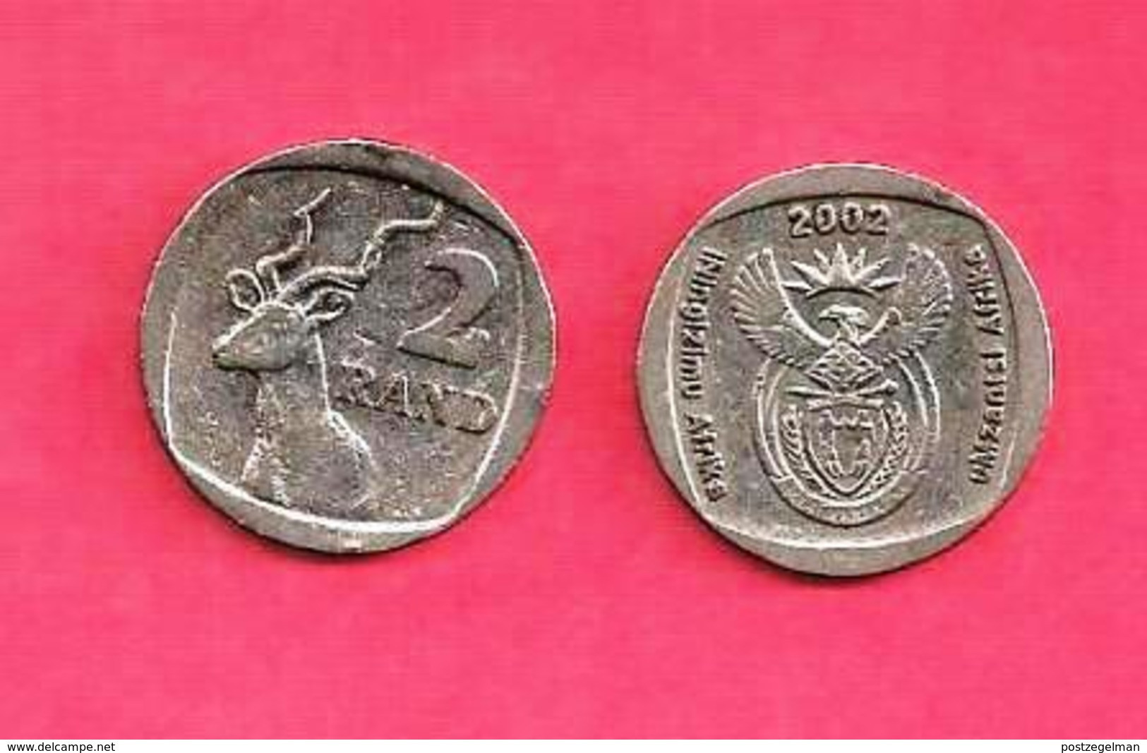 SOUTH AFRICA, 2002, Circulated Coin, 2 Rand Kudu,  , C 1345 - South Africa