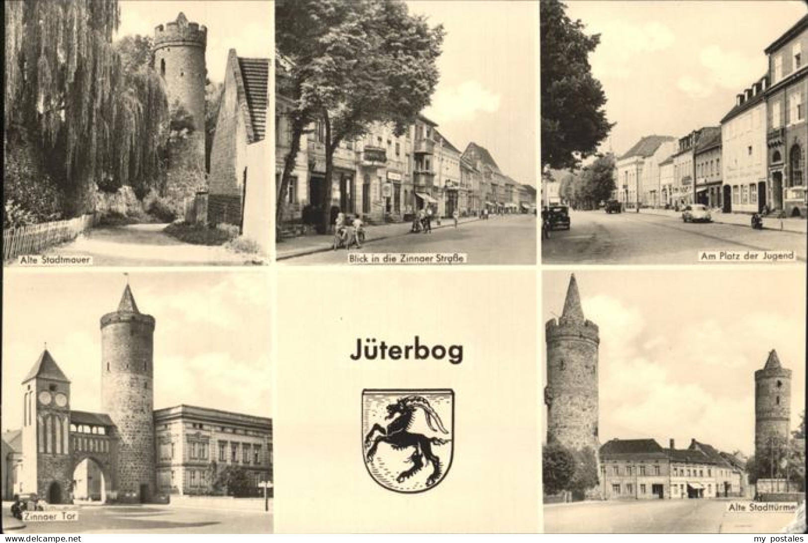 41263634 Jueterbog Alte Stadttuerme Alte Stadtmauer Zinnaer Tor Platz Der Jugend - Jueterbog