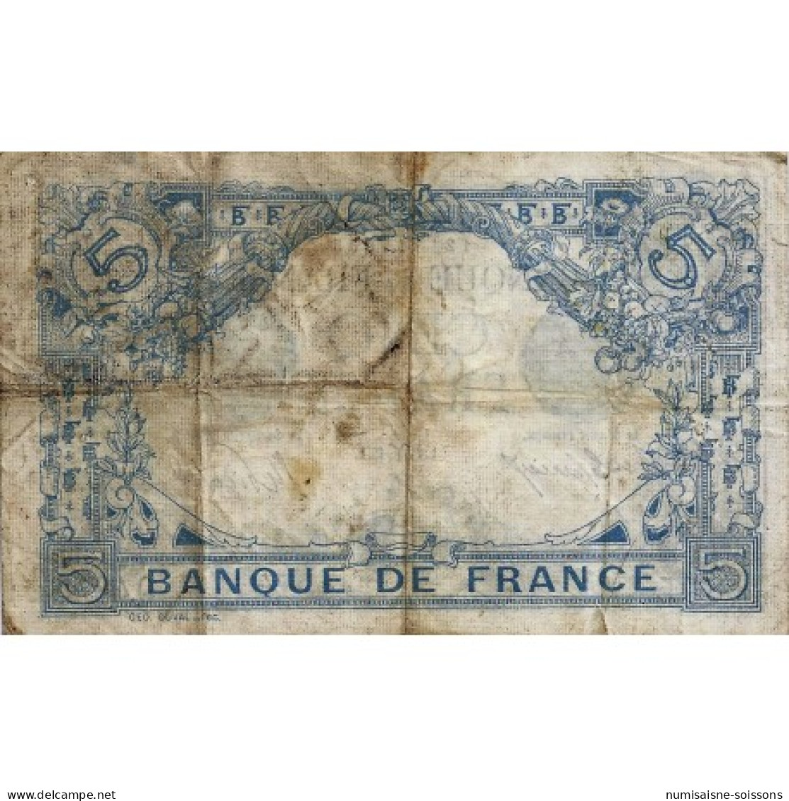 FAY 02/25 - 5 FRANCS BLEU - 24/03/1915 - BELIER - TRES BEAU - PICK 70 - Unclassified