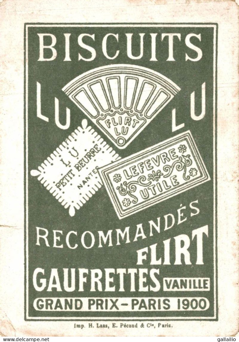 CHROMO BISCUITS LU FETES FRANCO RUSSES L'EXAMEN DU NOUVEAU CANON - Lu