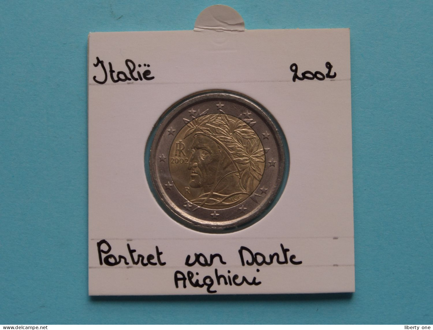 2002 - 2 Euro > Portret Van Dante Alighieri ( Zie/voir SCANS Voor Detail ) Italia / Italië ! - Italia