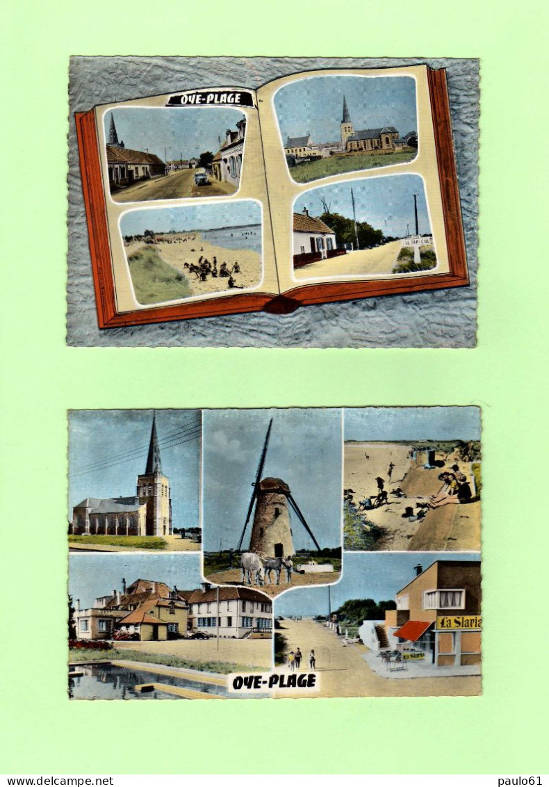 Lot De 7 Cartes De OYE PLAGE  Y Compris 1 Moulin + 1 Sur Multivues         ::::Ref   /14/1294 - Oye Plage