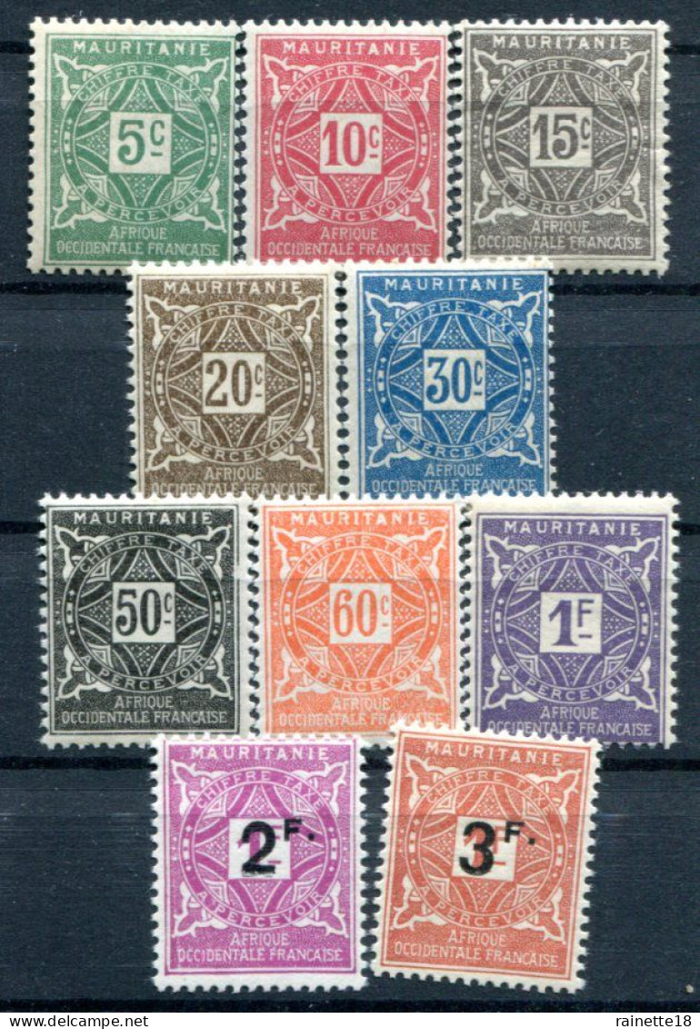 Mauritanie         Taxes    17/26 ** - Unused Stamps