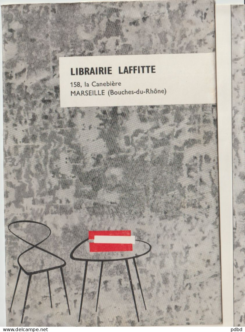 Librairie FAURE . Brd Garibaldi . Louis Laffitte . La Savoisienne . La Canebière . 6 x Protège livre .