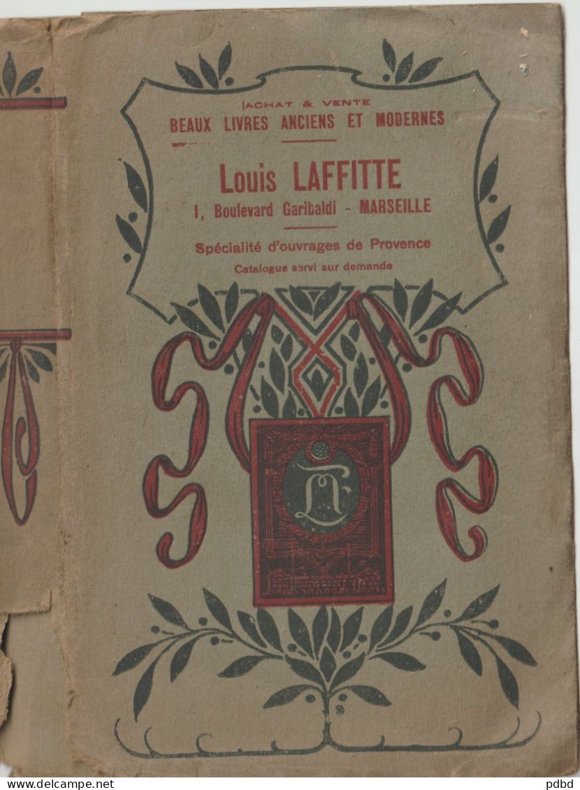 Librairie FAURE . Brd Garibaldi . Louis Laffitte . La Savoisienne . La Canebière . 6 x Protège livre .