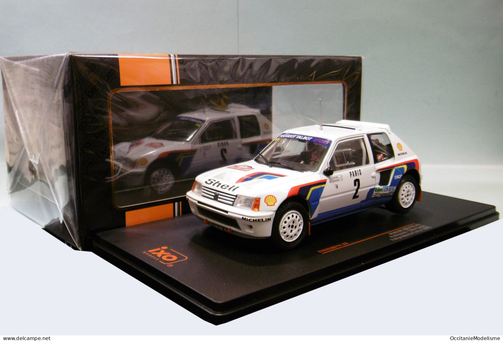 Ixo - PEUGEOT 205 T16 #2 Rallye Monte-Carlo 1985 Vatanen - Harryman Réf. 24RAL024A.22 Neuf NBO 1/24 - Autres & Non Classés