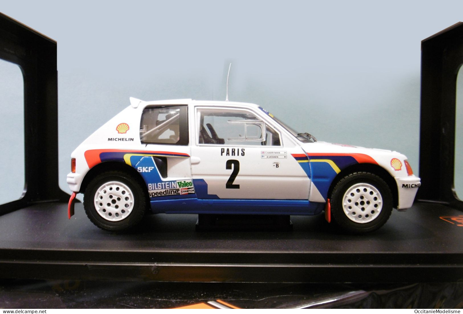 Ixo - PEUGEOT 205 T16 #2 Rallye Monte-Carlo 1985 Vatanen - Harryman Réf. 24RAL024A.22 Neuf NBO 1/24 - Autres & Non Classés