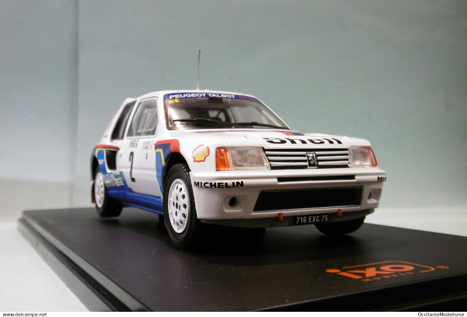 Ixo - PEUGEOT 205 T16 #2 Rallye Monte-Carlo 1985 Vatanen - Harryman Réf. 24RAL024A.22 Neuf NBO 1/24 - Other & Unclassified