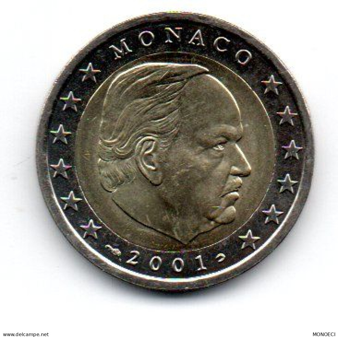 MONACO -- Monégasque -- Pièce De 2 Euros Prince Rainier III - 2001 - Mónaco