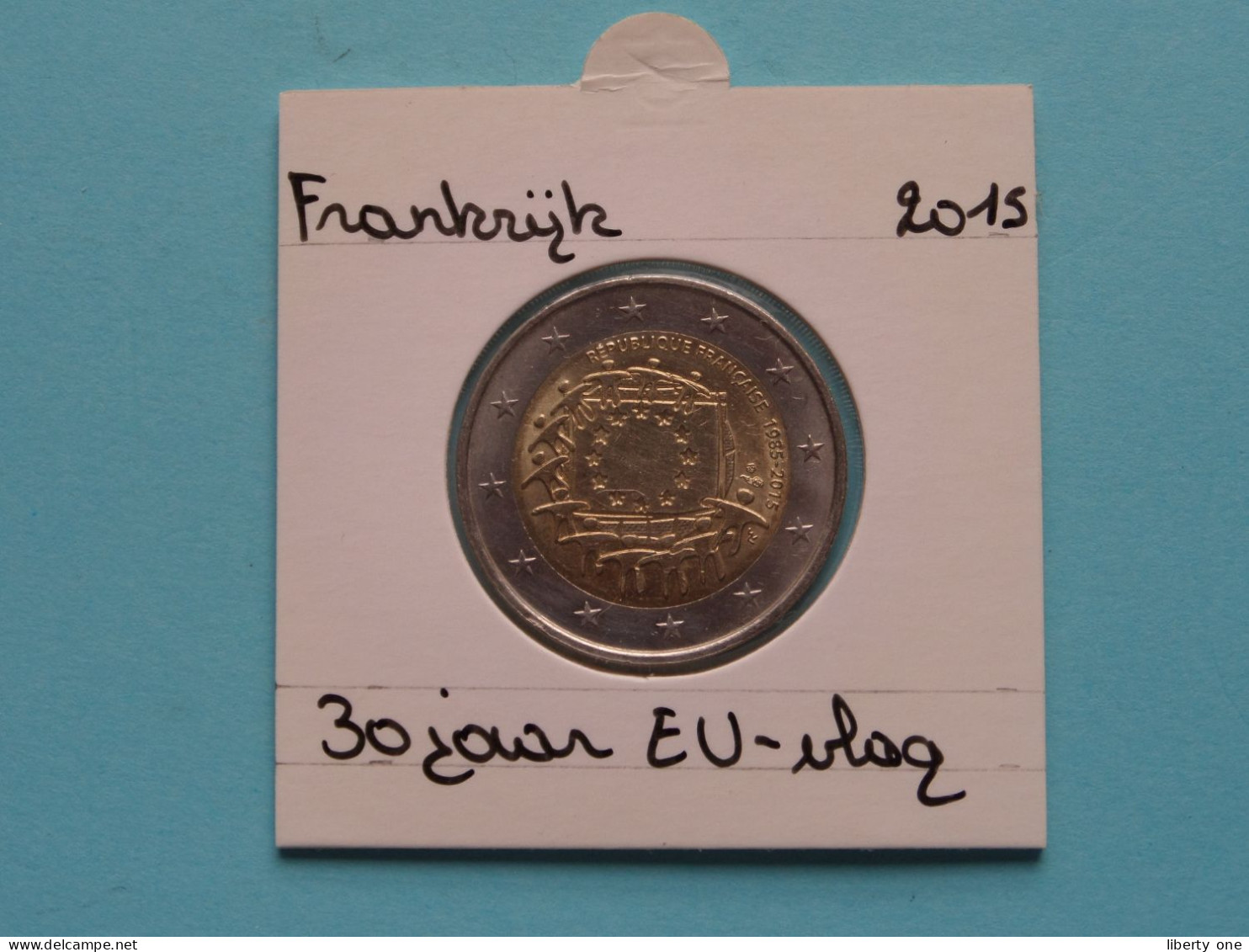 2015 - 2 Euro > 30 Jaar EU Vlag ( Zie/voir SCANS Voor Detail ) La France / Frankrijk ! - France