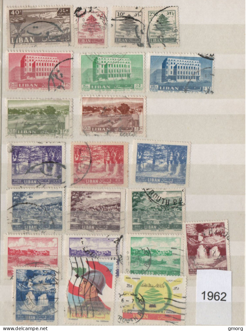 Lebanon 1955 To 1990s 100 + Used Selection  (L7) - Liban