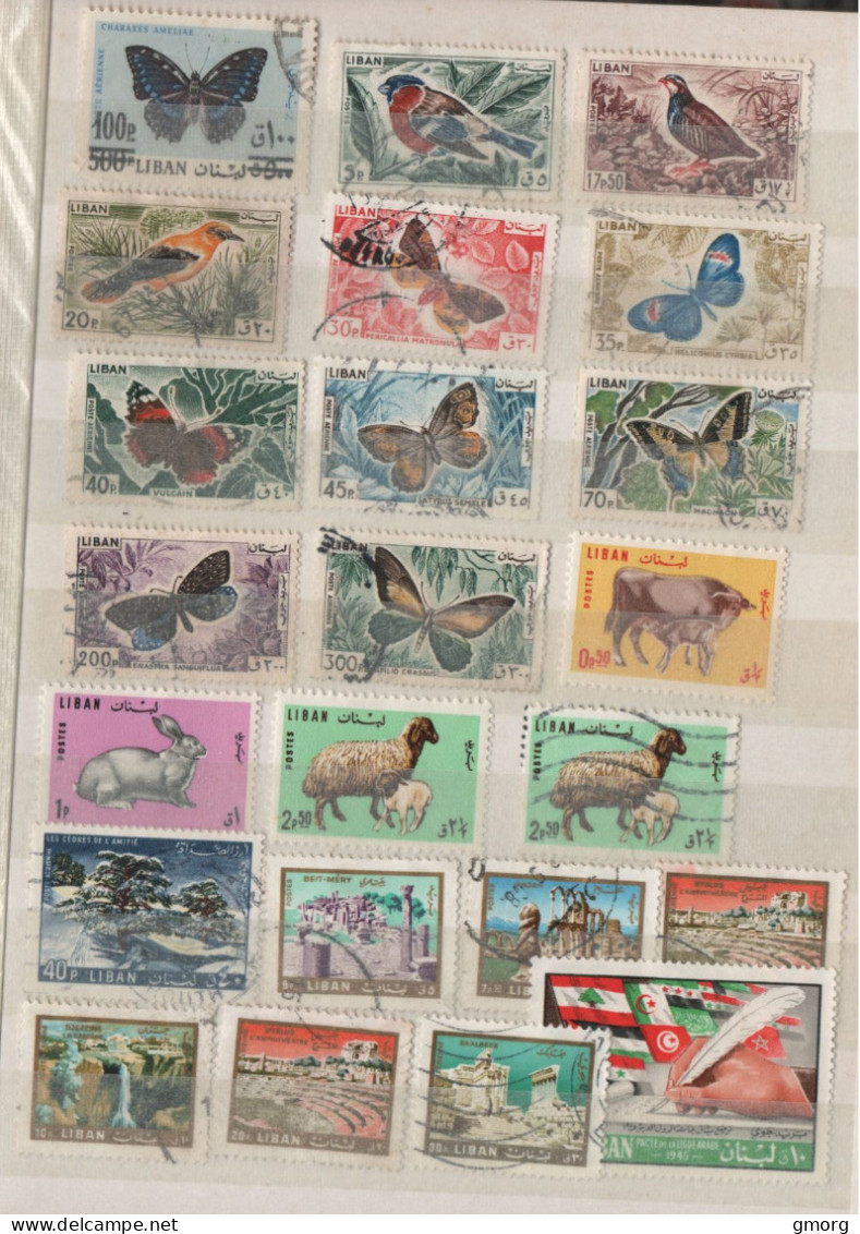 Lebanon 1955 To 1990s 100 + Used Selection  (L7) - Liban