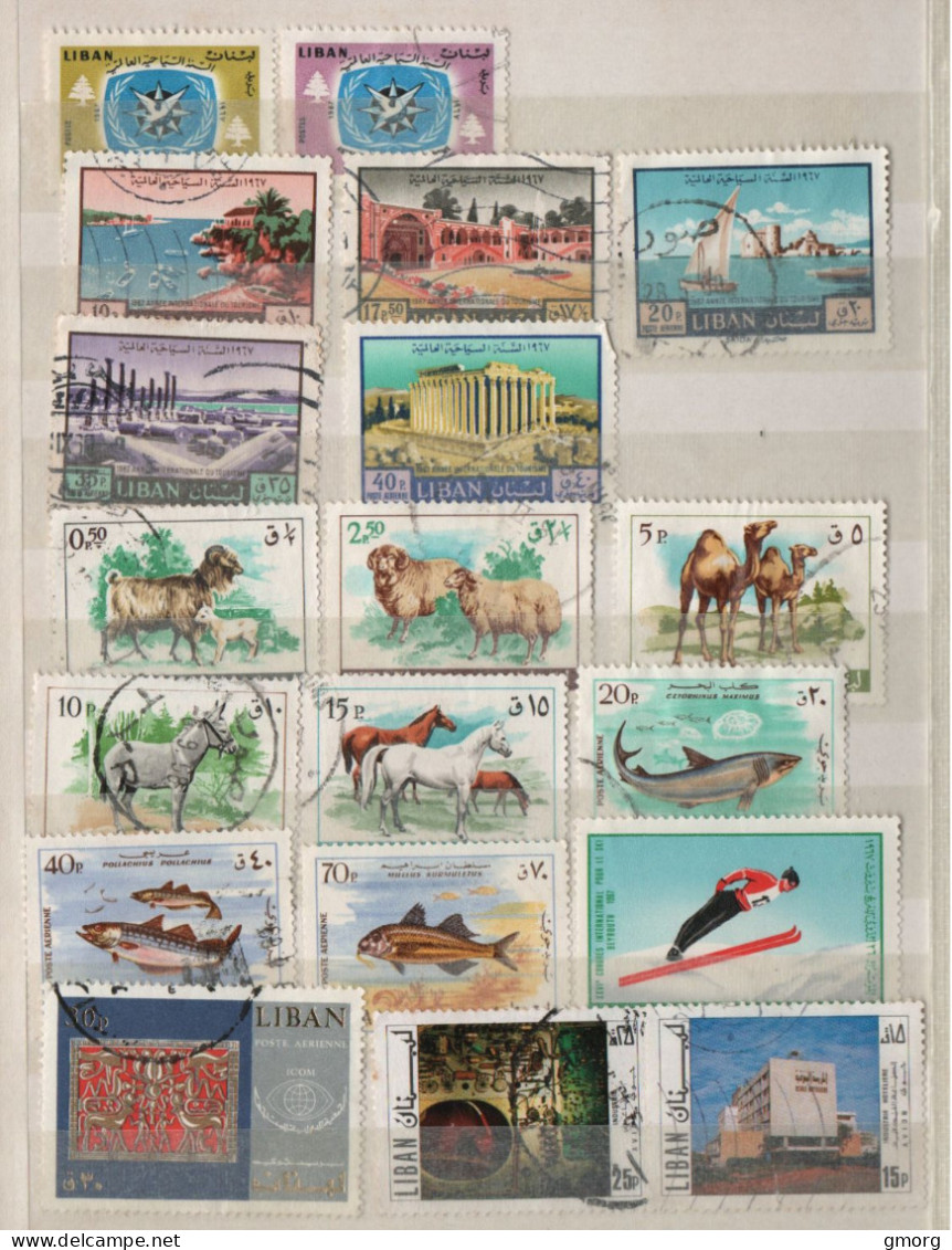 Lebanon 1955 To 1990s 100 + Used Selection  (L7) - Liban