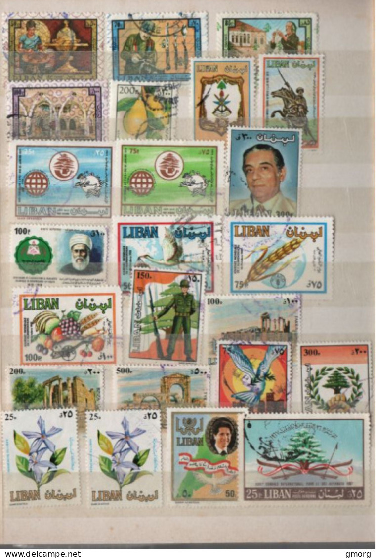 Lebanon 1955 to 1990s 100 + used selection  (L7)