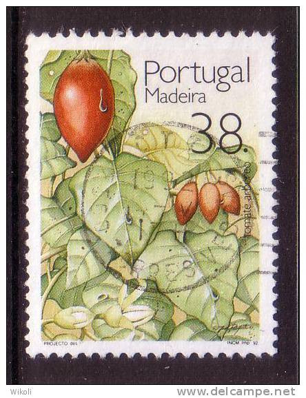 ! ! Portugal - 1992 Fruits &amp; Plants From Madeira - Af. 2058 - Used - Gebraucht