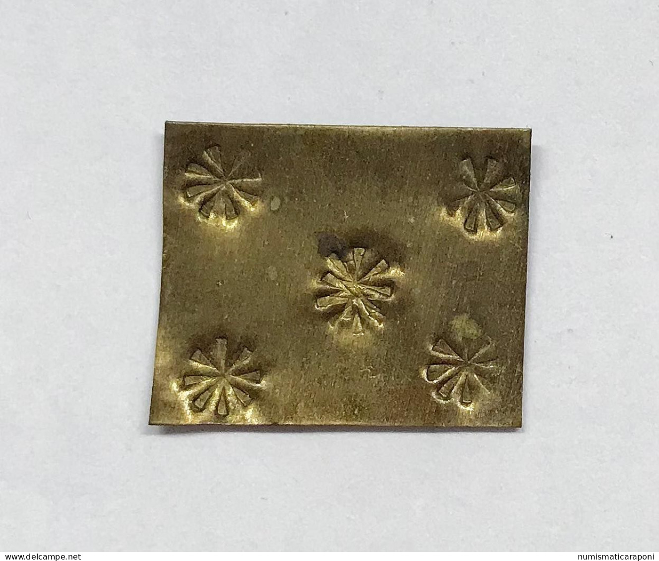 Peso Monetale Con 5 Rosette Incise Senza Indicazioni E.1337 - Lombardije-Venetië