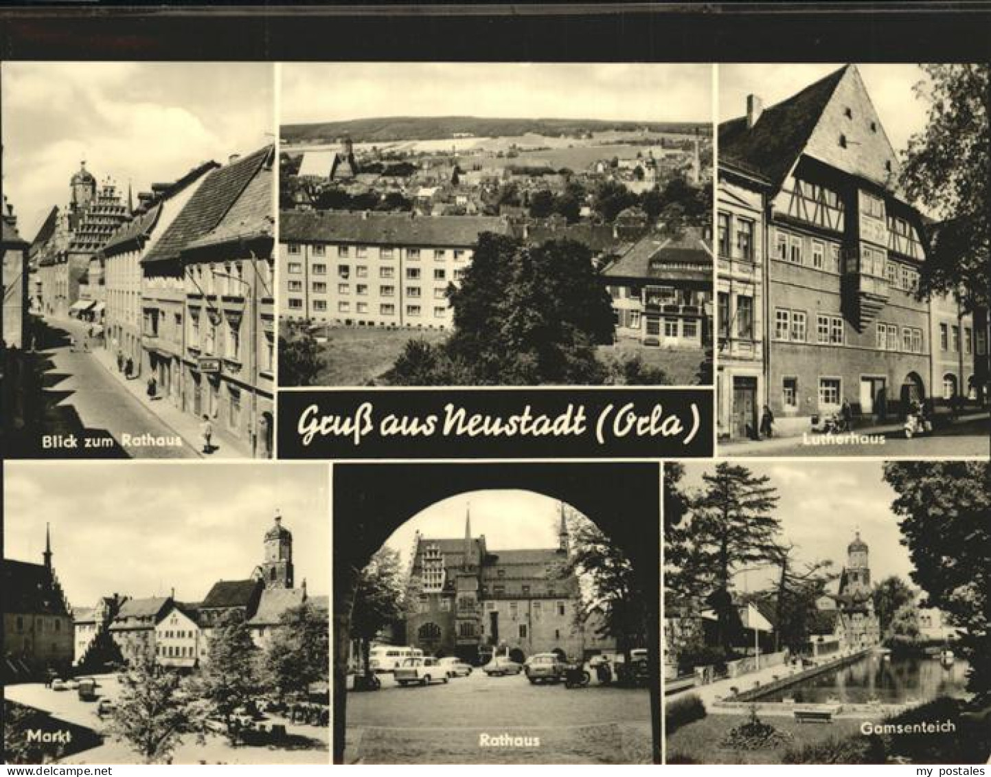 41262707 Neustadt Orla Rathaus Markt Gamsenteich Neustadt - Neustadt / Orla