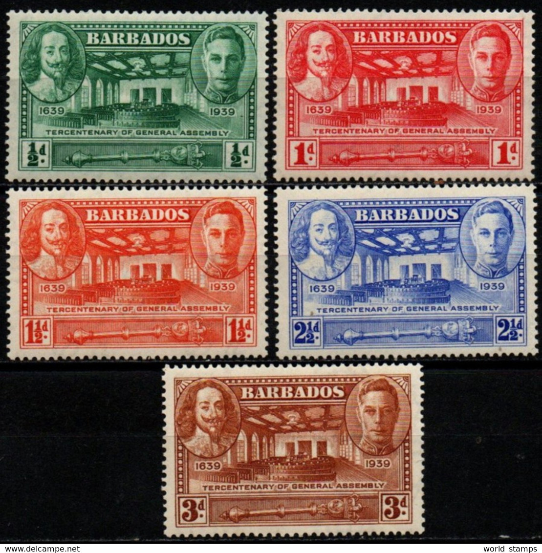 BARBADE 1939 * - Barbados (...-1966)