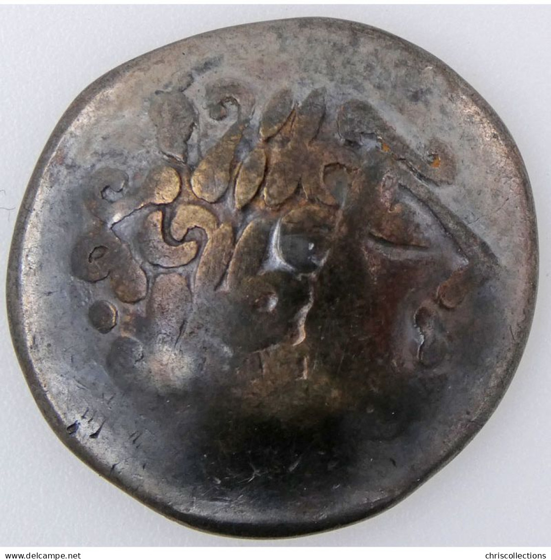 Monnaie Gauloise, Sequanes, Statère Au Bige Et à La Rouelle - Keltische Münzen