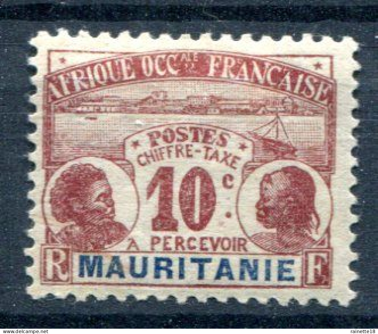 Mauritanie         Taxe   N° 10 * - Neufs