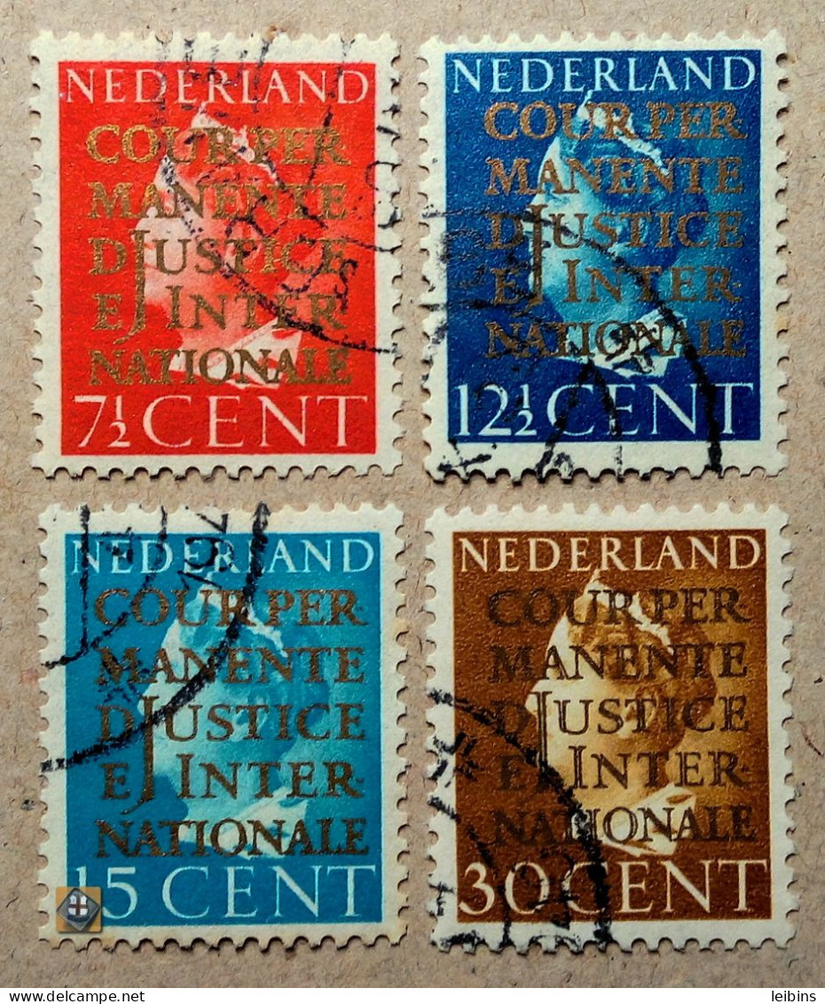 1940 Niederlande Mi.ICJ 16-19 /o - Dienstmarken