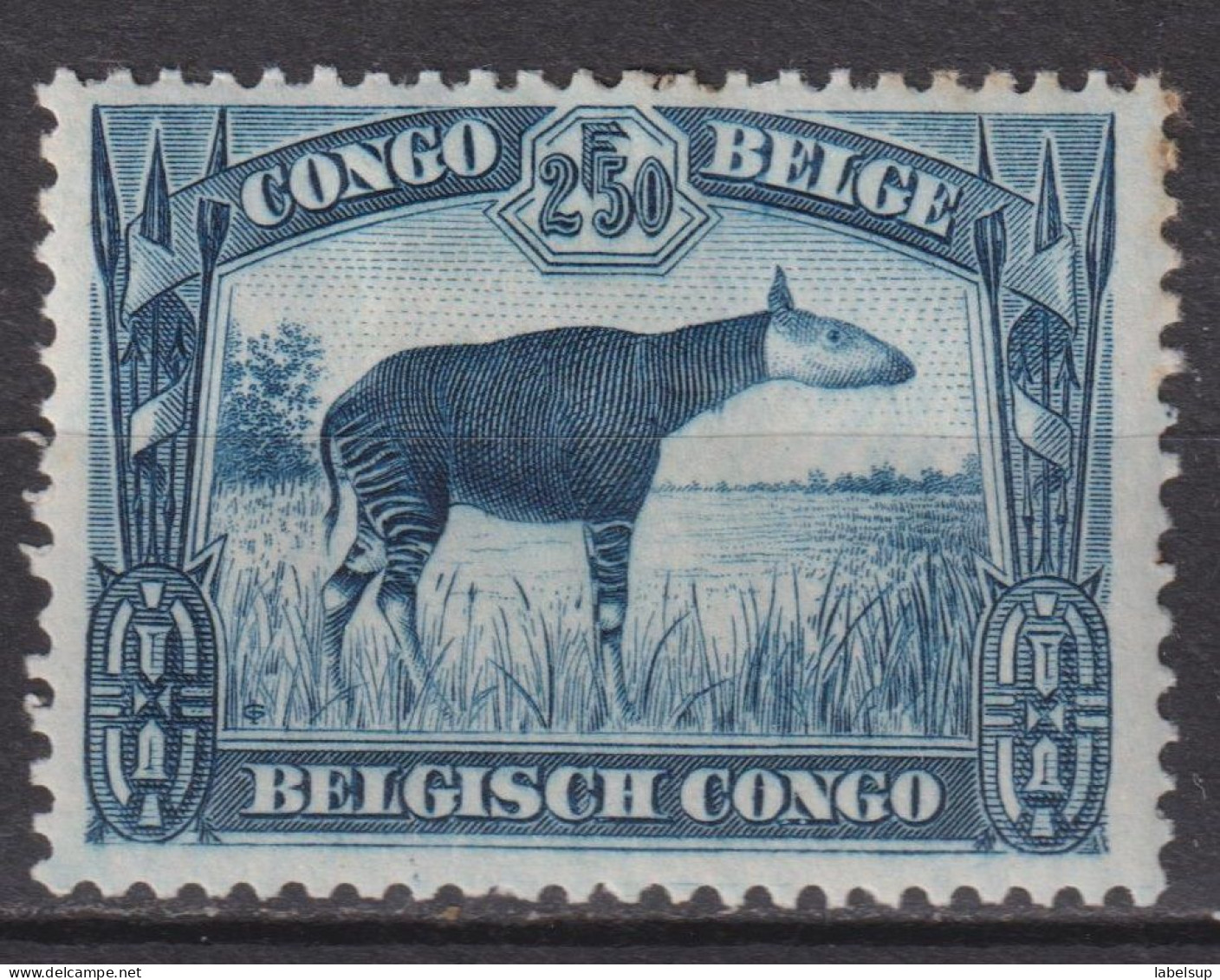 Timbre Neuf* Du Congo Belge De 1937 N°178A MH - Ongebruikt