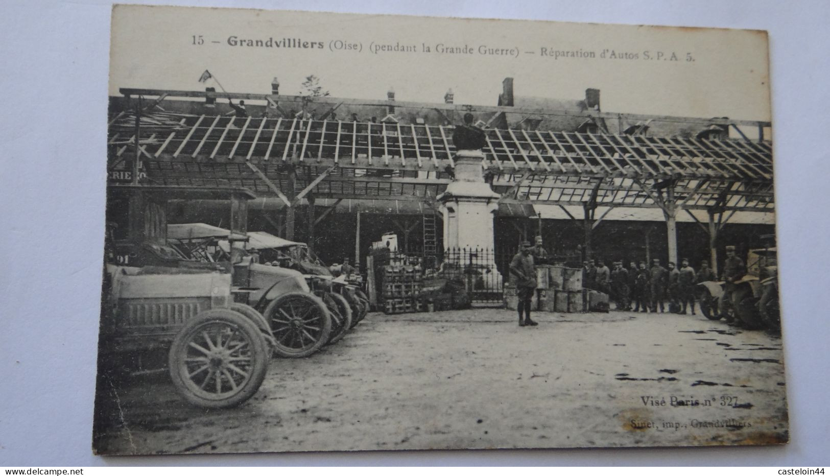 Jan 2024 Grandvilliers Pendant La Grande Guerre Reparation D'autos S.p.a 5 - Berlaimont