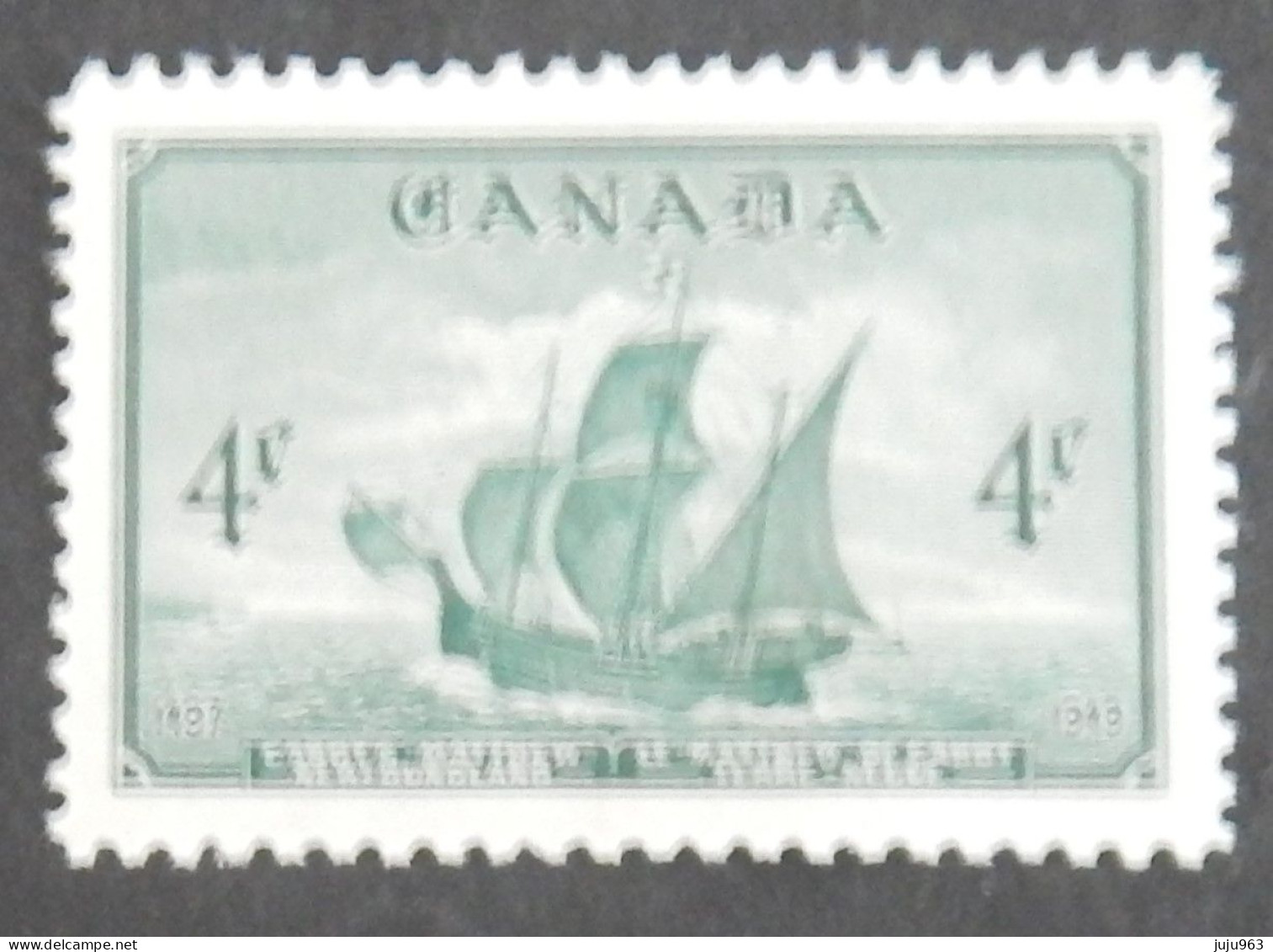 CANADA YT 229 NEUF**MNH"BATEAU DE JEAN CABOT" ANNÉE 1949 - Unused Stamps