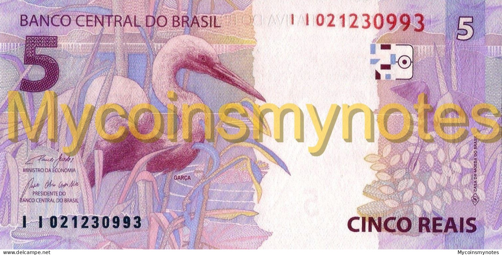 BRAZIL, 5 REAIS, 2021, Serie Ii, P-New (Not Yet In Catalog), New Signature, UNC - Brazil