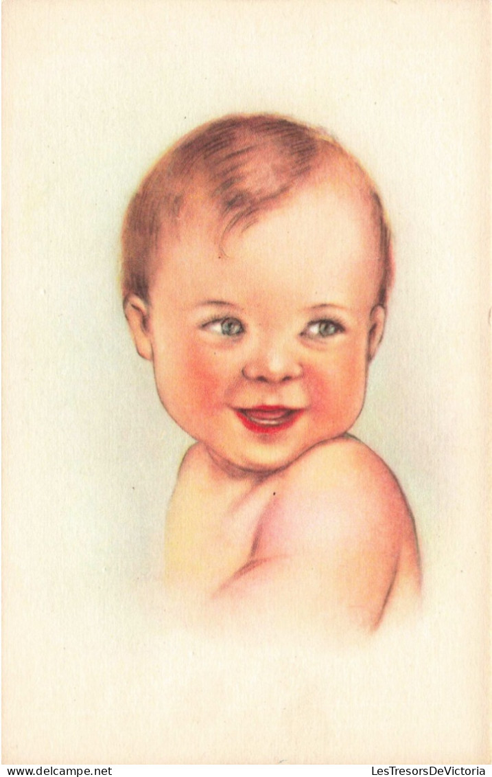 FANTAISIES - Bébés - Portrait - Dessin - Carte Postale Ancienne - Bébés