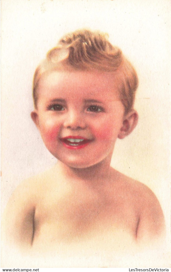FANTAISIES - Bébés - Portrait - Dessin - Carte Postale Ancienne - Babies
