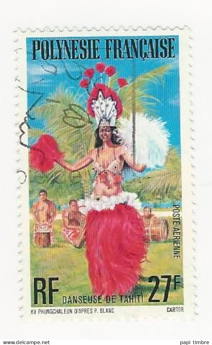 Polynésie - 1977 Danseuse De Tahiti - N° PA124 Obl. - Gebraucht