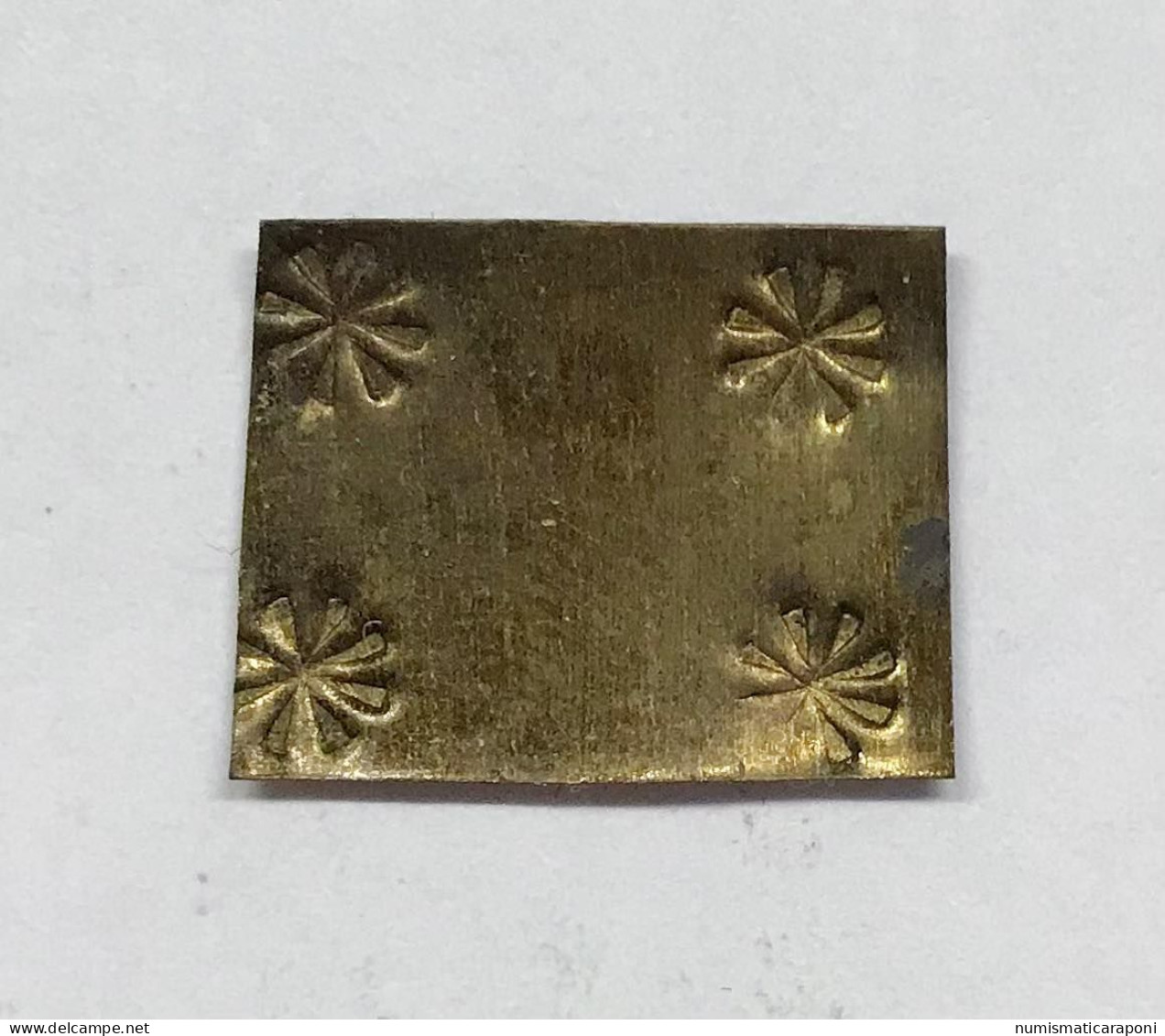 Peso Monetale Con 4 Rosette Incise Senza Indicazioni Di Autorità E.1343 - Lombardo-Veneto