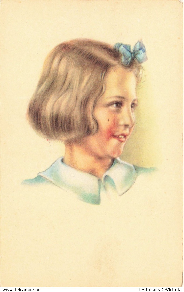 FANTAISIES - Bébés - Portrait - Dessin - Carte Postale Ancienne - Bebes