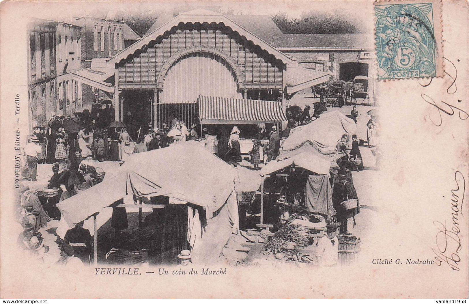 YERVILLE-un Coin Du Marché - Yerville