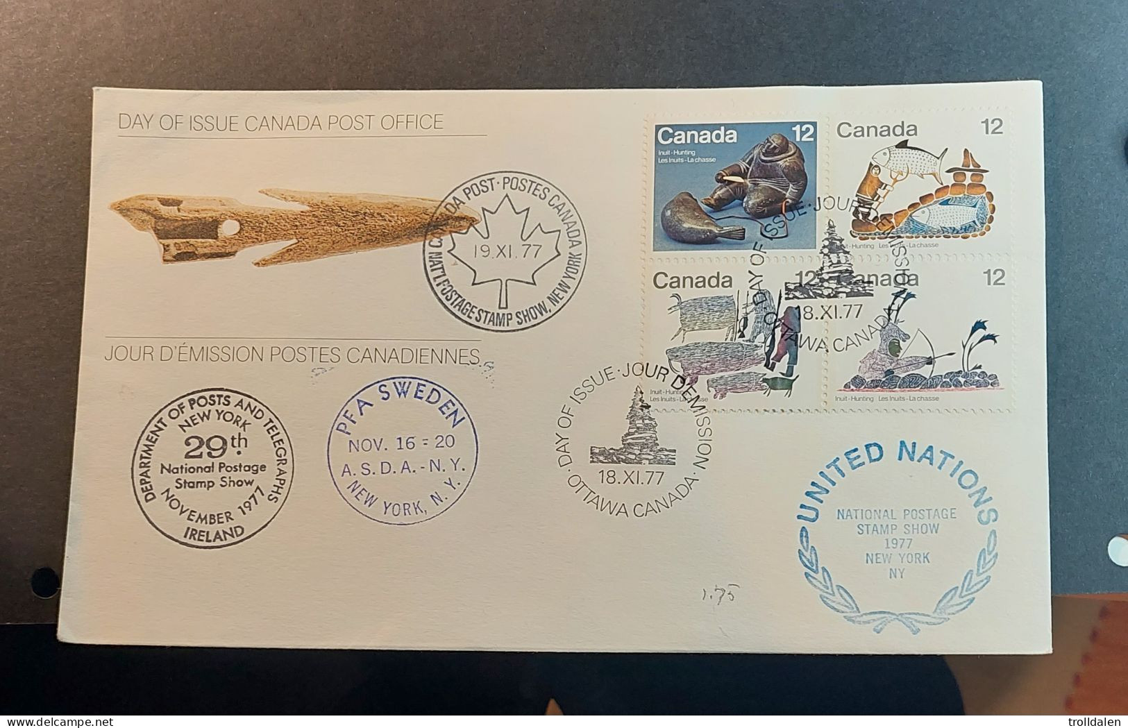 Canada FDC 1977 - 1971-1980