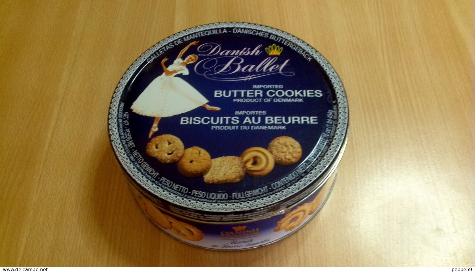 Scatola In Metallo - Biscotti Danish Ballet - Butter Cookies ( Vuota ) - Boxes