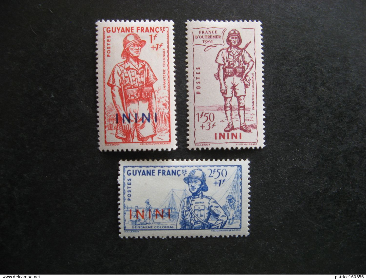 B). ININI:  TB Série N°48 Au N° 50, Neufs X . - Unused Stamps