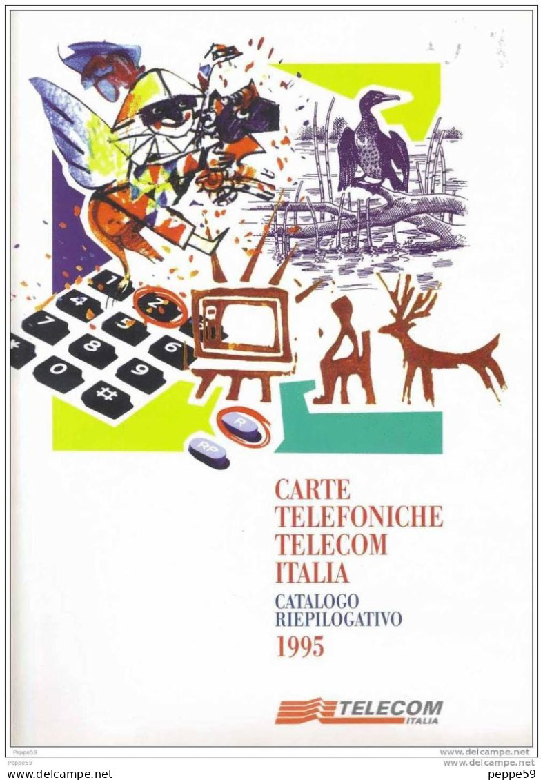 Catalogo Carte Telefoniche Telecom - 1995 N.08 - Books & CDs