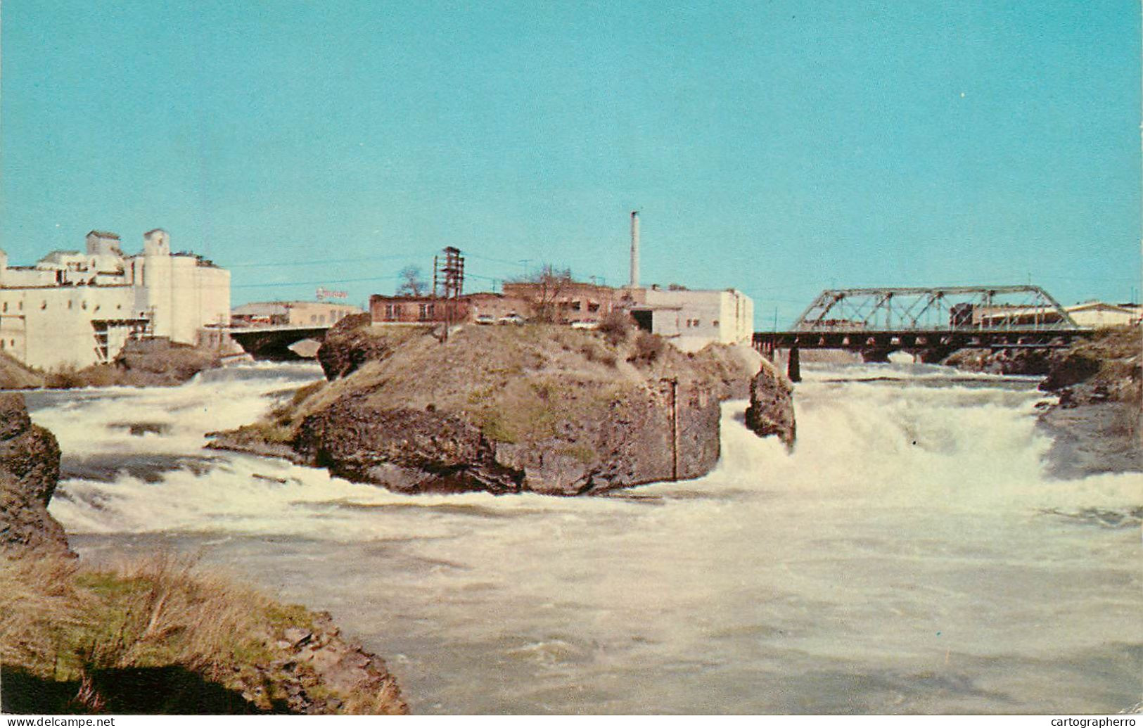 United States WA Spokane Upper Spokane River Falls - Spokane