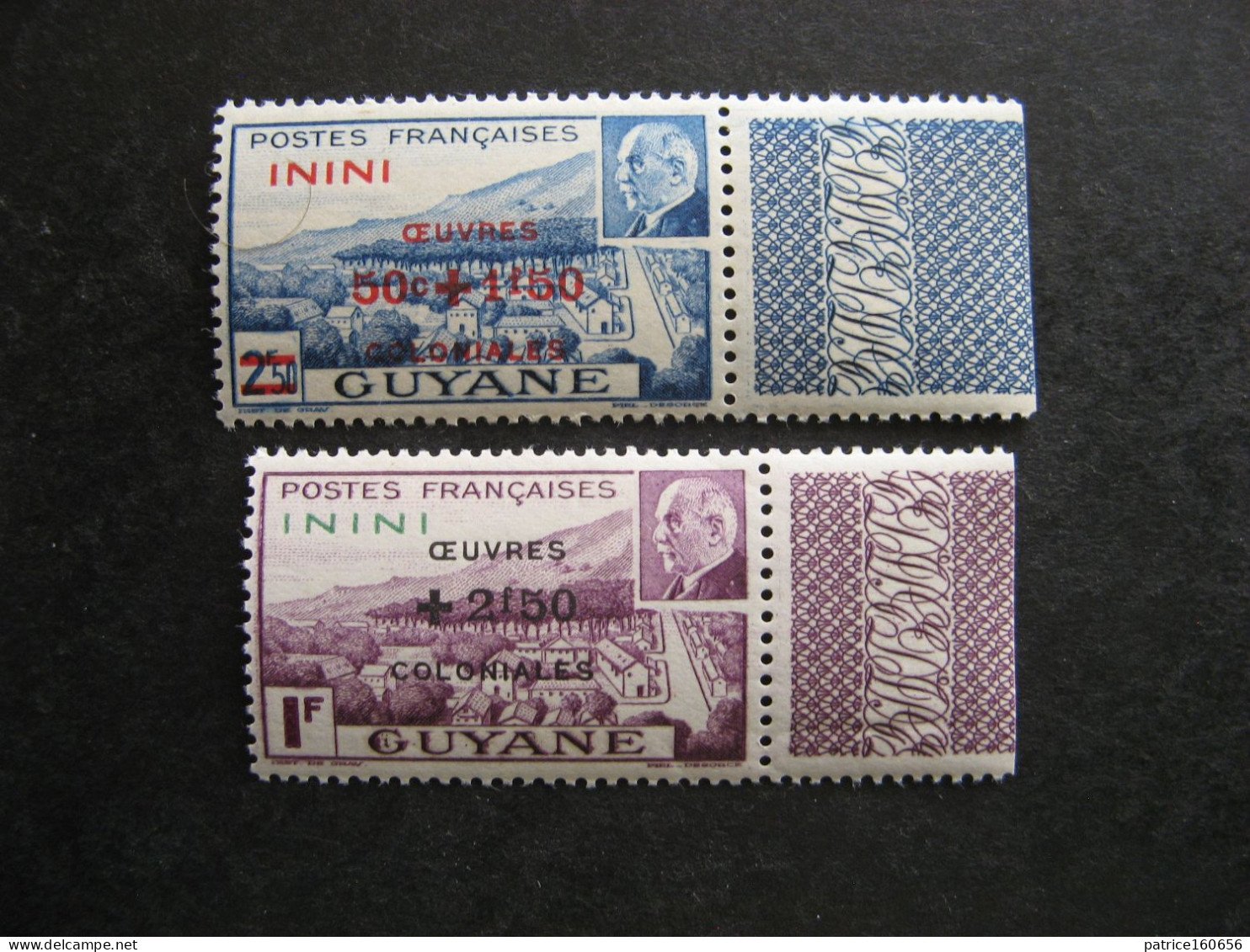 B). ININI:TB Paire N° 51 Et N° 52, Neufs XX . - Unused Stamps