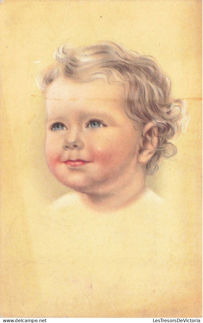 FANTAISIES - Bébés - Portrait - Dessin - Carte Postale Ancienne - Bébés