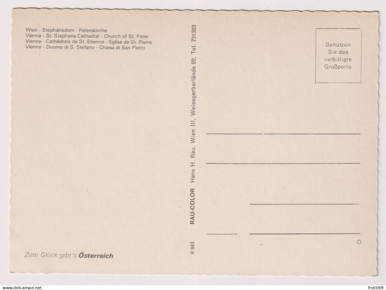 AK 198905 AUSTRIA - Wien - Stephansdom - Peterskirche - Chiese