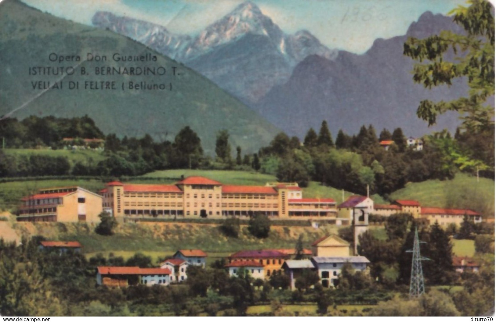 Calendarietto - Opera Don Guanella Istituto B.berbardino T. - Valle Di Feltre - Belluno - Anno 1966 - Small : 1961-70