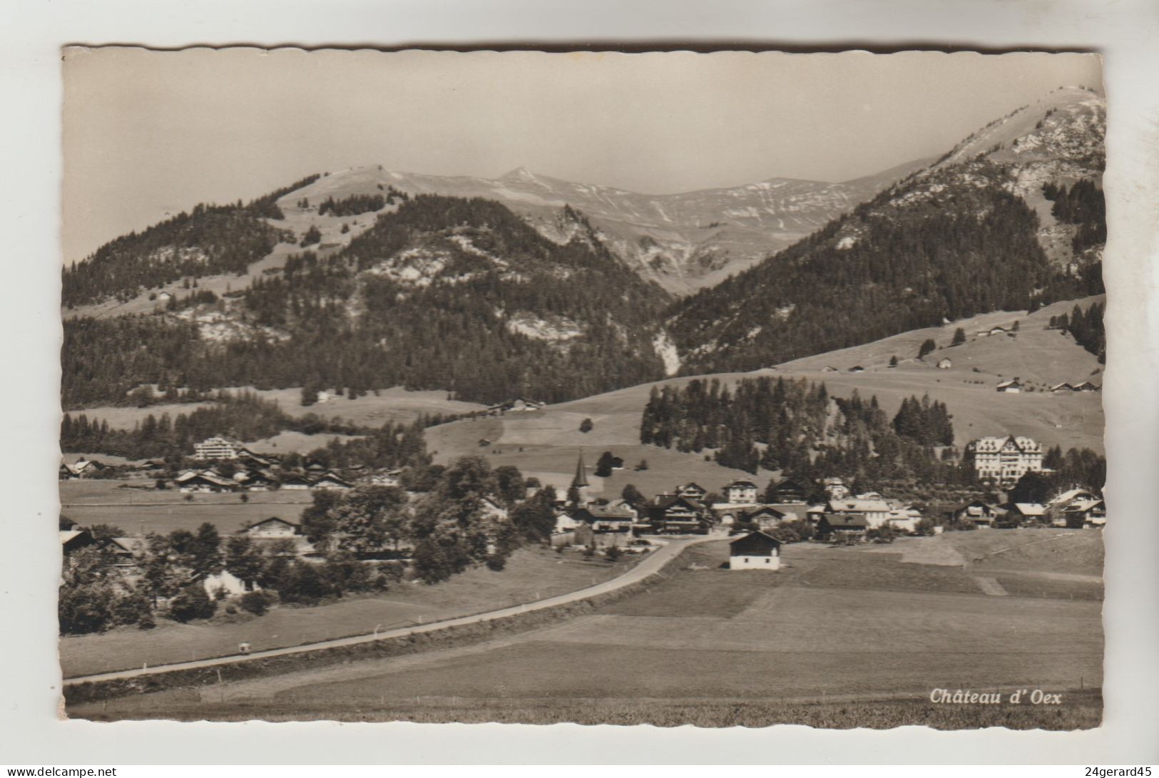 CPSM CHATEAU D'OEX (Suisse-Vaud) - Vue Générale (Plus Grande Commune Canton De Vaud) - Château-d'Œx