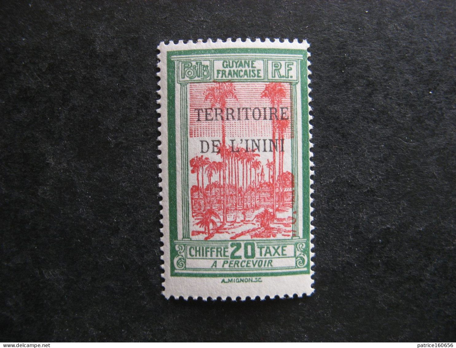 ININI: TB Timbre-Taxe N° 3, Neuf XX . - Unused Stamps